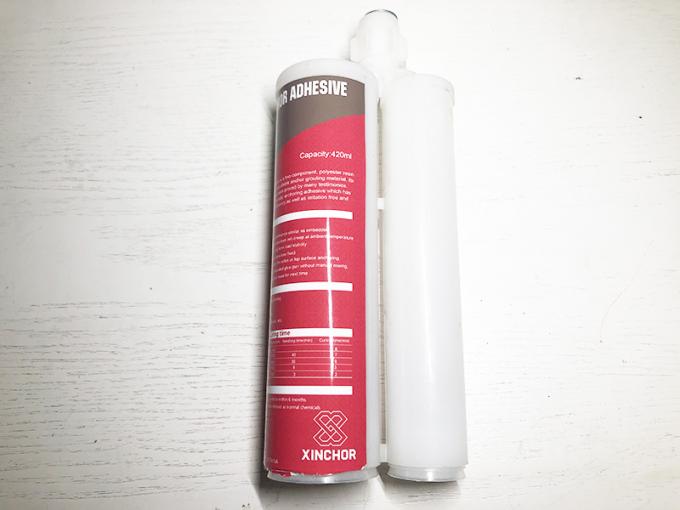 Concrete Rebar Epoxy Anchor Adhesive Granite Tile Fixing Coaxial Cartridge