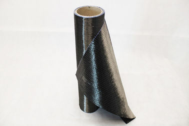 Civil Structure Black 300gsm 600gsm CFRP Carbon Fiber and 1.6% Elongation Material
