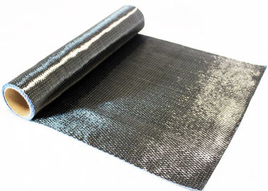 Civil Structure Black 300gsm 600gsm CFRP Carbon Fiber and 1.6% Elongation Material