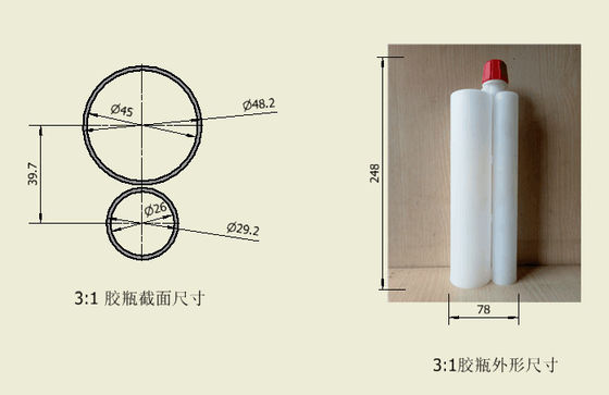 Strong and Durable Modified Pure Epoxy Chemical Anchor Adhesive with 3 1 Mix Ratio